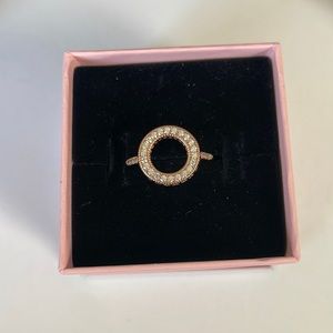 Pandora Rose Gold Plated Ring Size 6